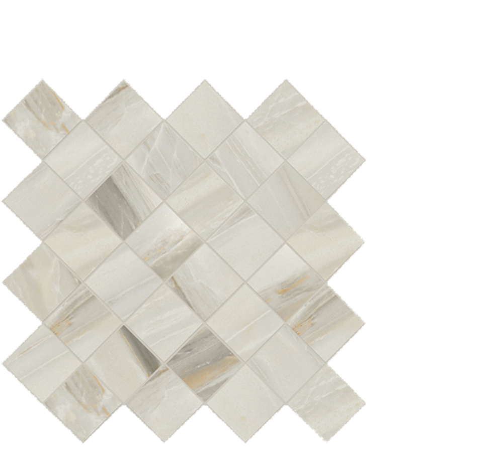 Колизеум Керамогранит Флоренция белый Мозаика 27*27