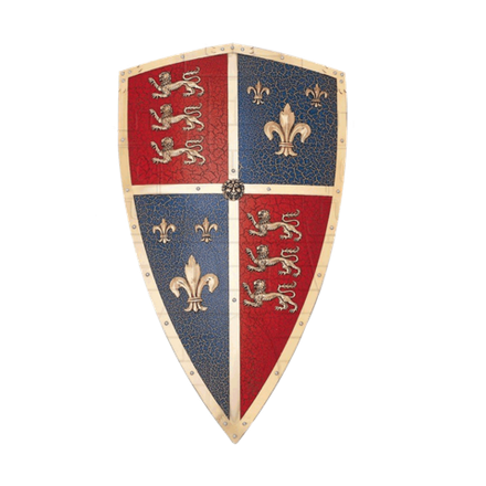 Art Gladius Щит рыцарский Черного принца ( Эдварда, принца Уэльского, 1330 – 1376)