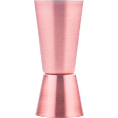 Джиггер «Пробар» 30/60 мл;сталь нерж.;D=44,H=100мм;медный (Цвет: терракотовый)