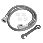 Узкая стиральная машина c инвертором и паром MAUNFELD MFWM127IWH053