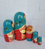 Матрешка "с курочкой" традиция 5мест