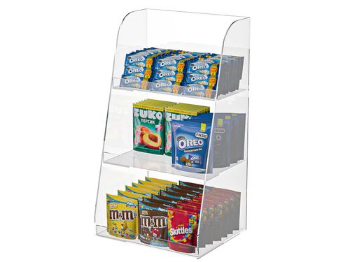 Подставка под товар витрина трехярусная 250х200х450