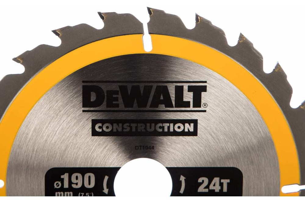 Пильный диск DeWALT DT1944, 190x30 мм, желтый