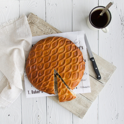 Пирог с индейкой и рисом