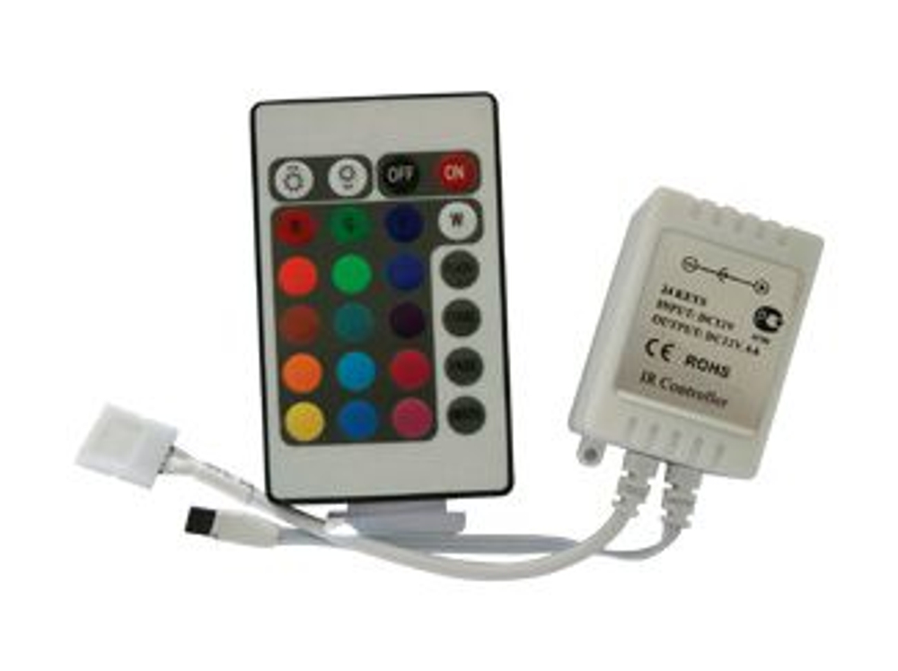 Контроллер Ecola LED 6А 72Вт 12В (144Вт 24В) с инфракрасным пультом управления