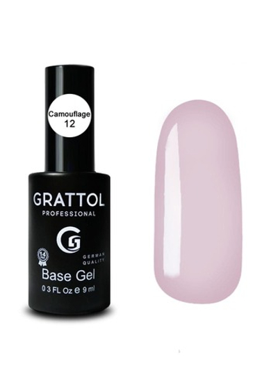 Grattol Base Camouflage - База камуфлирующая 12, 9мл