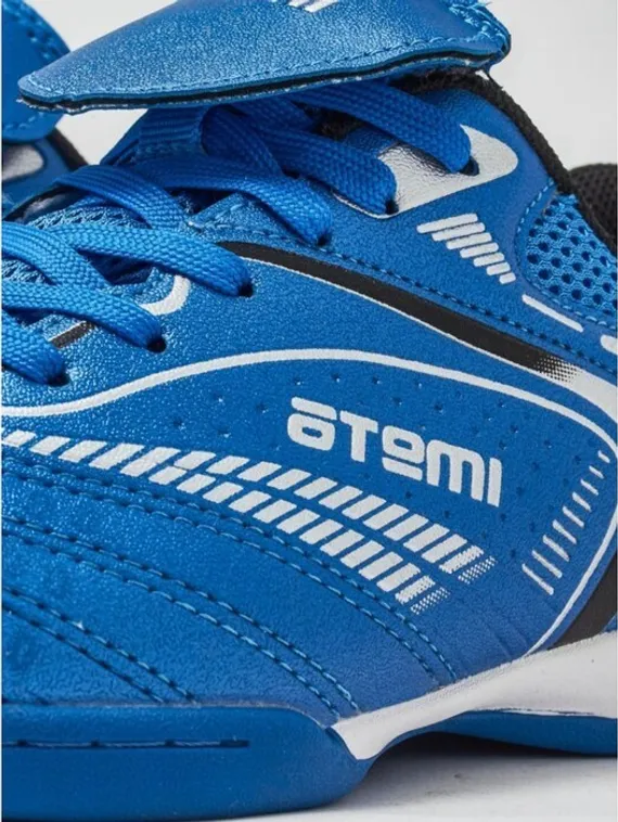 Бутсы футбольные Atemi SD300 INDOOR, синтетическая кожа, цвет голубой, размер 44