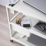 Тележка - IKEA TROTTEN/ТРОТТЕН ИКЕА, 75х80х40 см, белый
