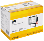 Прожектор ИО1500 галогенный черный IP54 IEK
