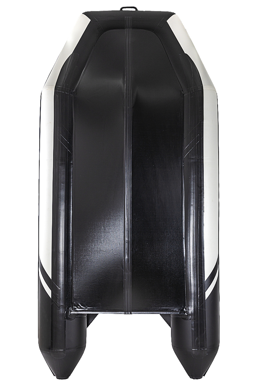 Броня-320 СК слань+киль белый-черный (Лодка ПВХ под мотор с усилением)