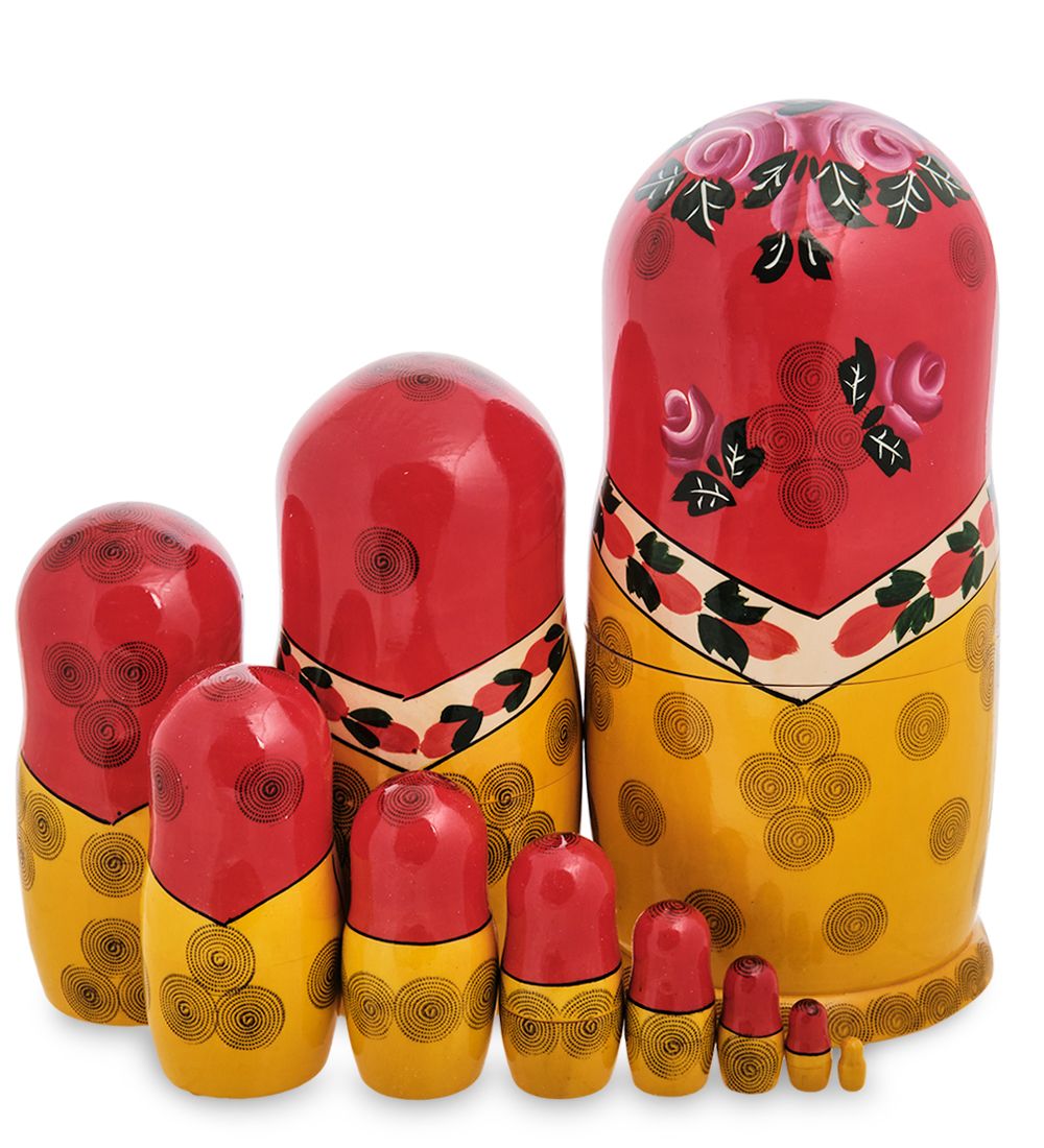 Народные промыслы МР-10/12 Матрешка 10-кукольна я Б (Семеновская)