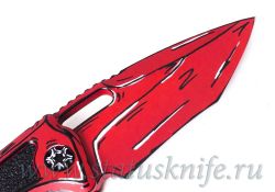 Нож Heretic Knives Medusa Auto MagnaCut Red Cel Shading Limited Editionфотография - 6