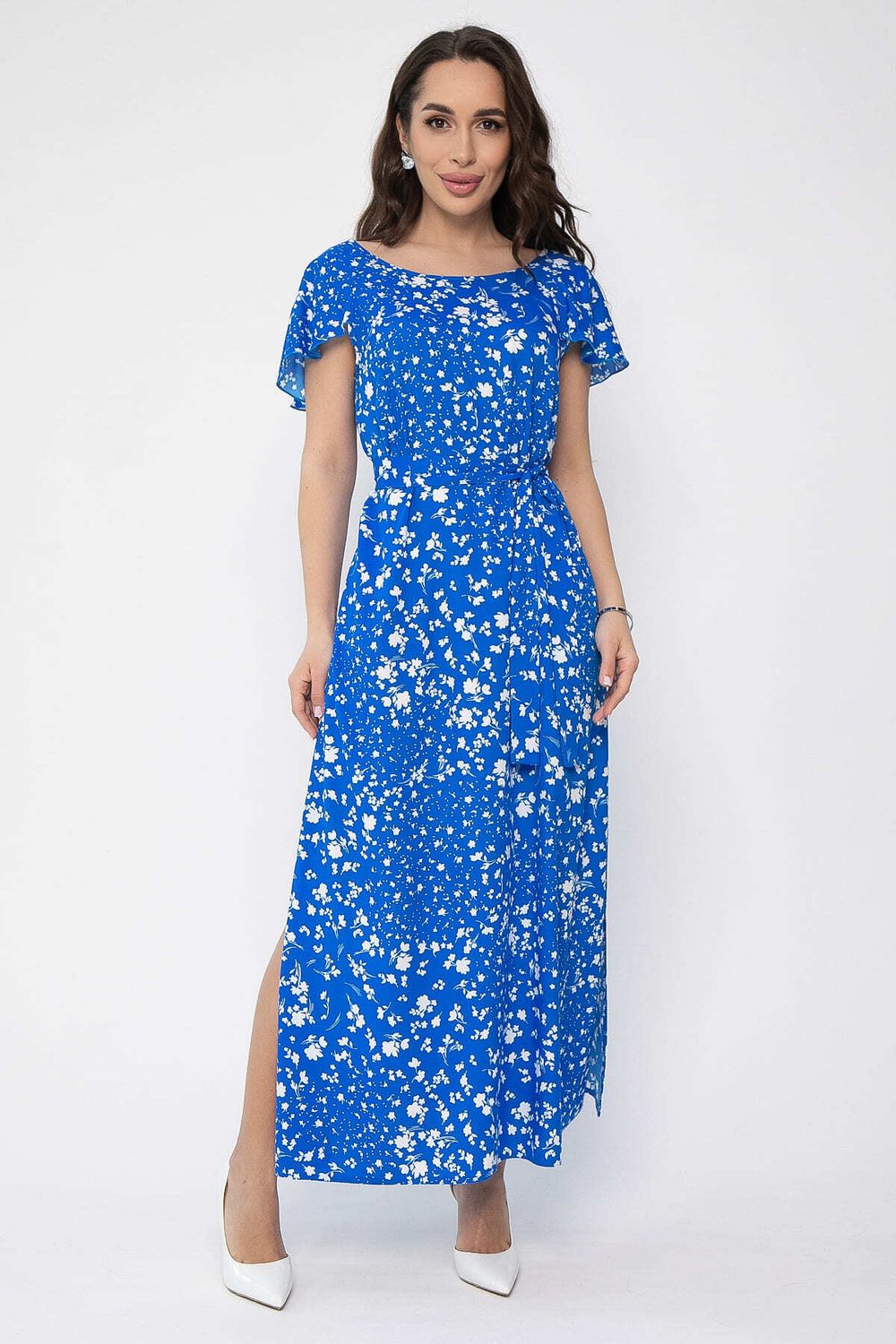 Платье Вечер свиданий (ярко-голубое) П13681-16М LT Collection