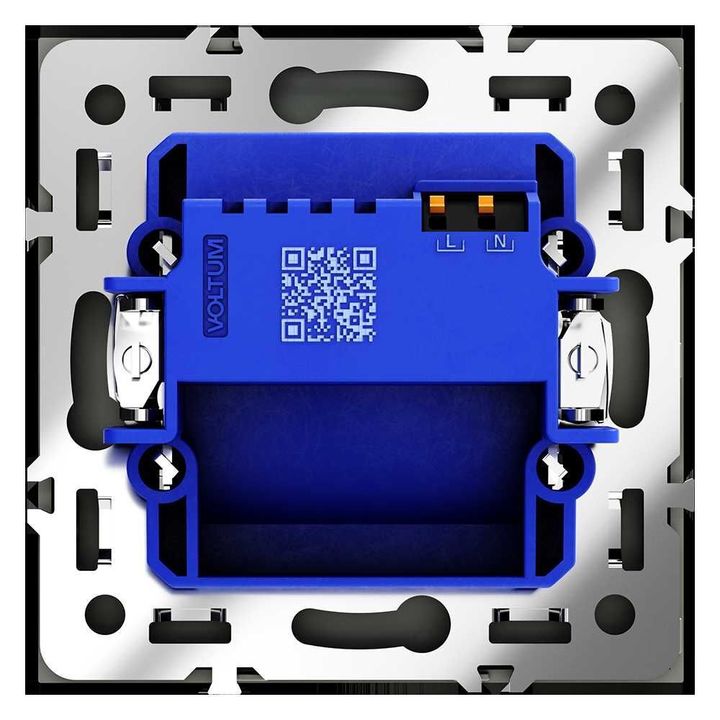 Подсветка светодиодная встраиваемая Voltum S70 с датчиком, (черный матовый) VLS070708