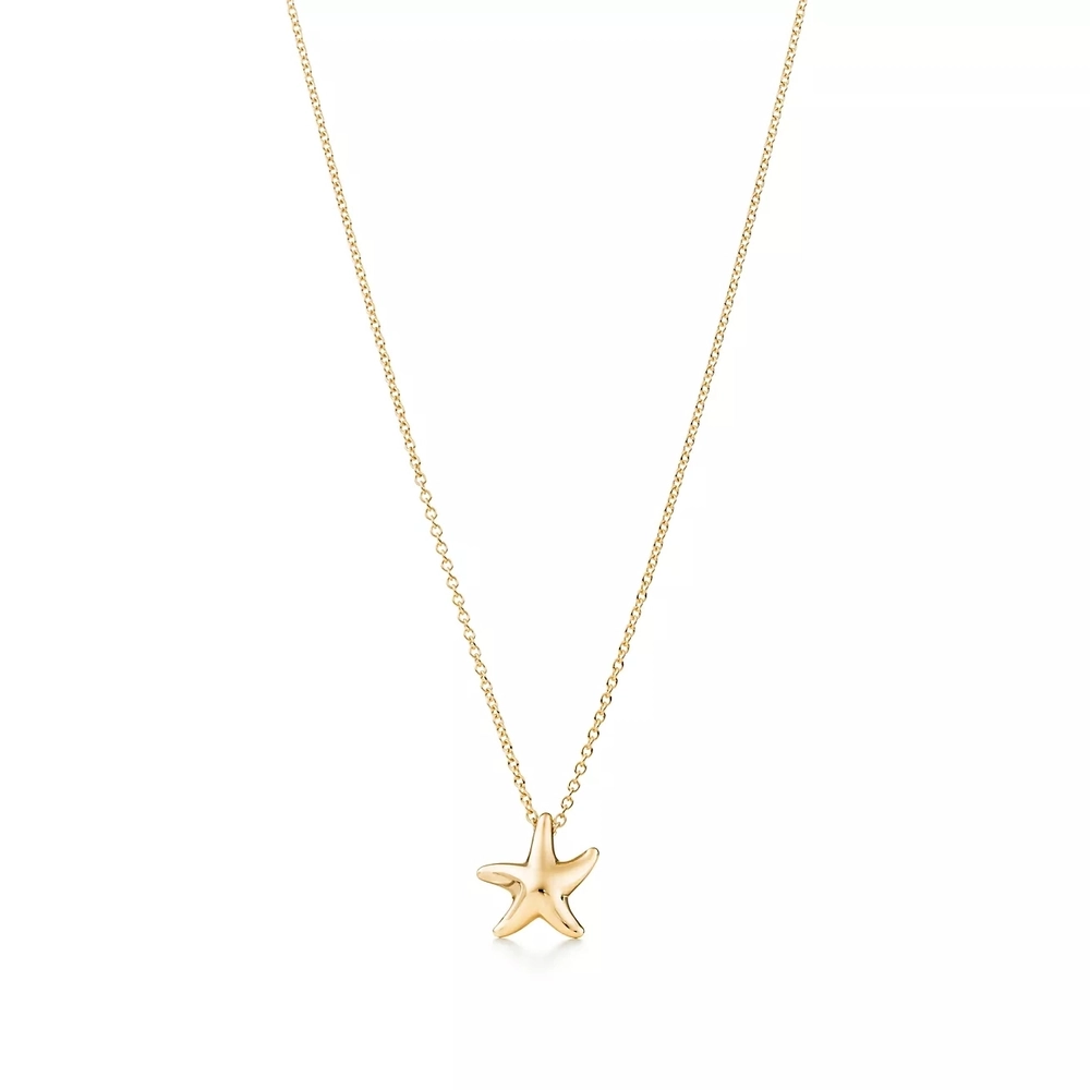 Подвеска из жёлтого золота , Tiffany💠 Starfish ⭐