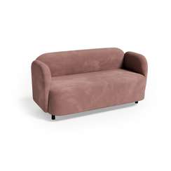 Mons Диван двухместный MNS-02 Teddy 947/Металл Черный 1500*700*740