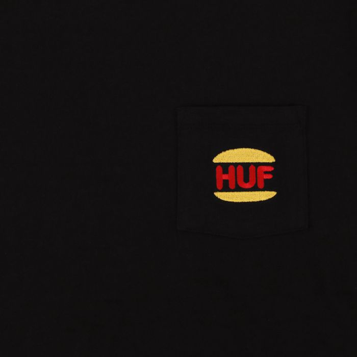 Футболка мужская HUF Regal Pocket артикул:TS01663-BLACK - купить в магазине Дайс