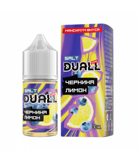 Жидкость Duall Extra, 30 мл, Light Черника Лимон