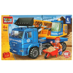 Конструктор пластмассовый Kamaz Экскаватор, 128дет, 7590-KK (Город мастеров)