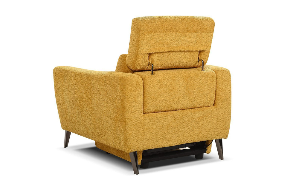 Кресло-реклайнер Lafayette желтое