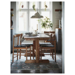 Обеденный набор - NACKANÄS IKEA/ НАККАНАС ИКЕА, 140х76х75 см, коричневый