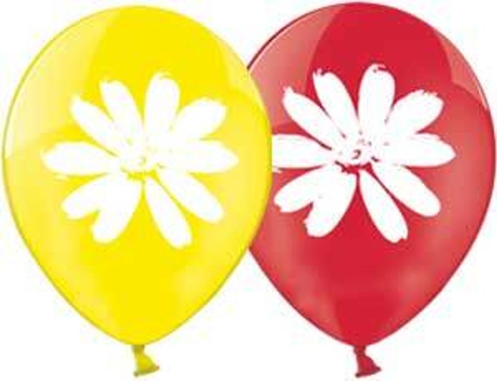 Шар (16"/40 см) Ромашки 25 шт.