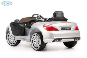 Детский Электромобиль BARTY Mercedes-Benz SL63 AMG серебро фото №7