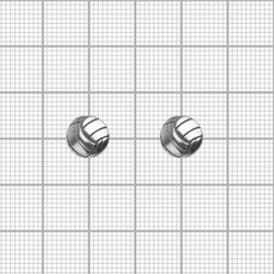 "Волейбол" серьги из коллекции "Olympic" от Jenavi