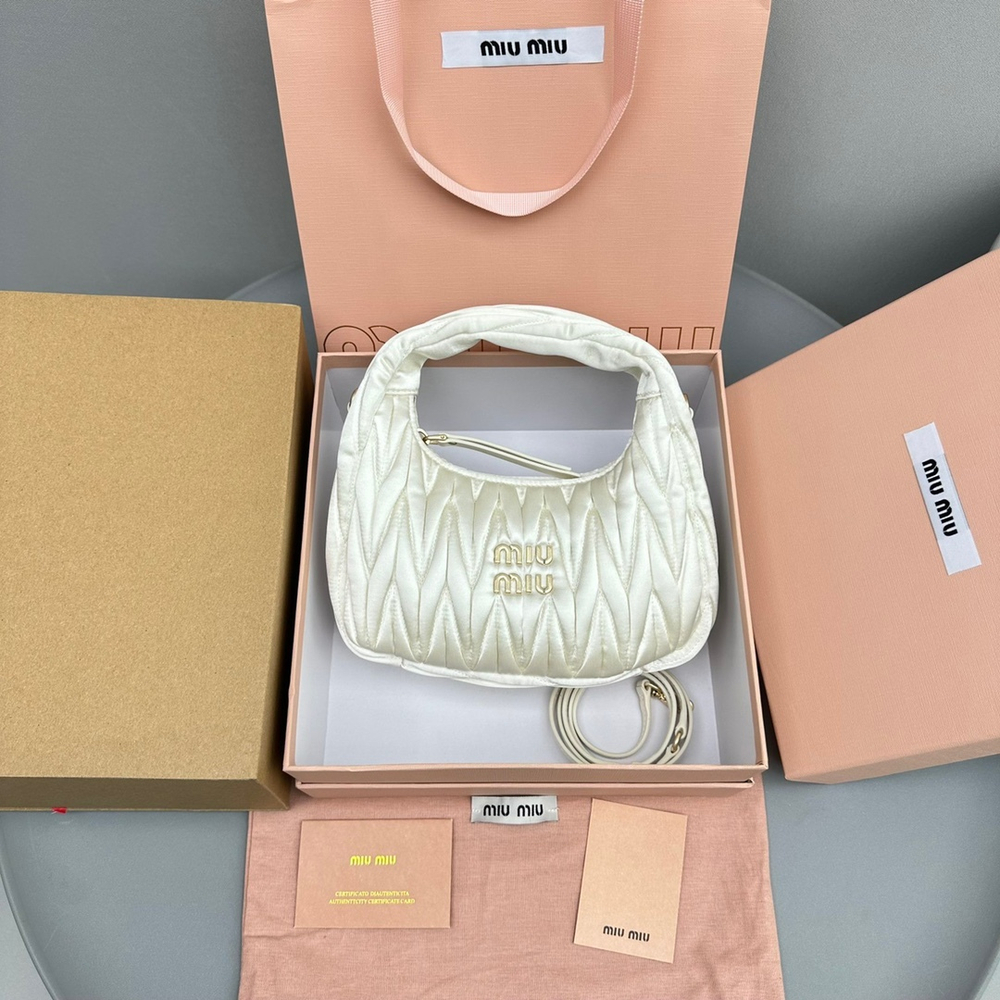 Miu Miu Wander Hobo Bag 20 cm