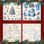 Бумага для скрапбукинга 30х30 см "Новогодний дизайн", двусторонняя, 12 листов, 180 г/м2, ОСТРОВ СОКРОВИЩ, 665438