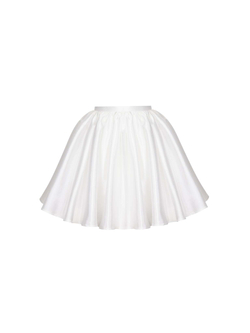 Юбка мини из тафты со сборкой