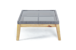 "Барселона" столик кофейный, деревянный каркас, акация