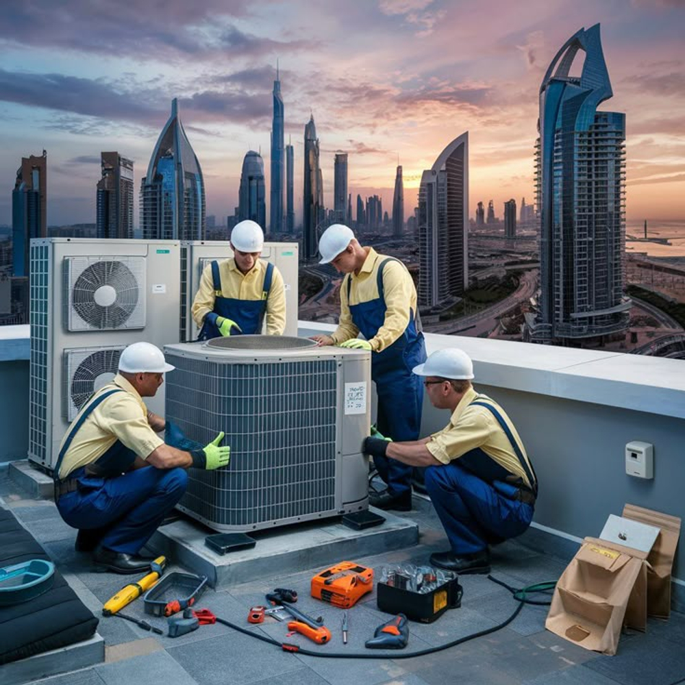 Стандартный монтаж кондиционера