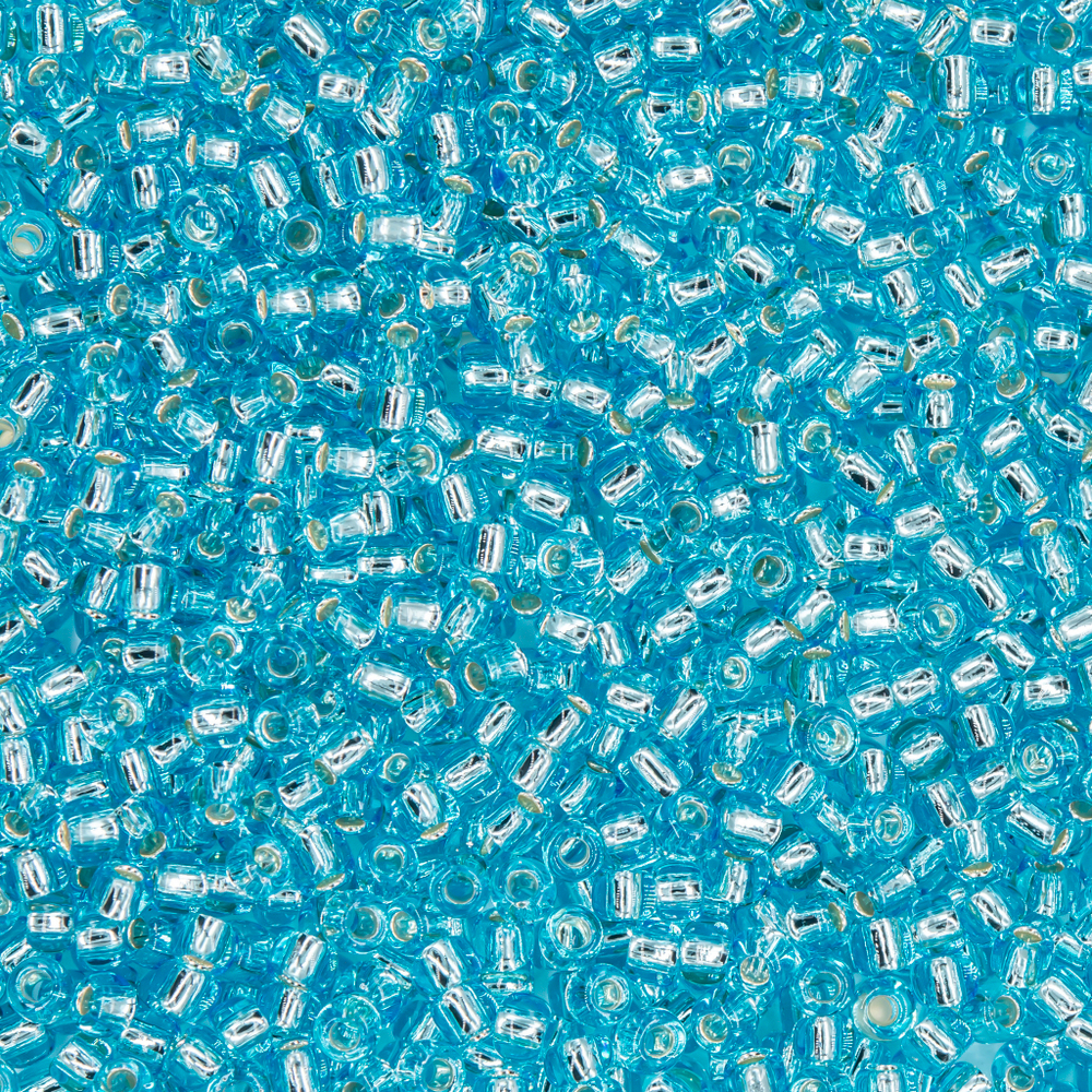 Японский бисер TOHO Round 11/0 (№23), с внутренним серебрением, прозрачный