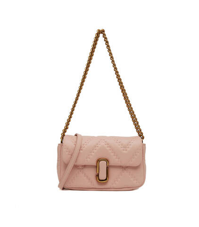 Кожаная сумка-мессенджер THE QUILTED LEATHER J MARC MINI Marc Jacobs - пудро-розовый(2S3HSH016H03)