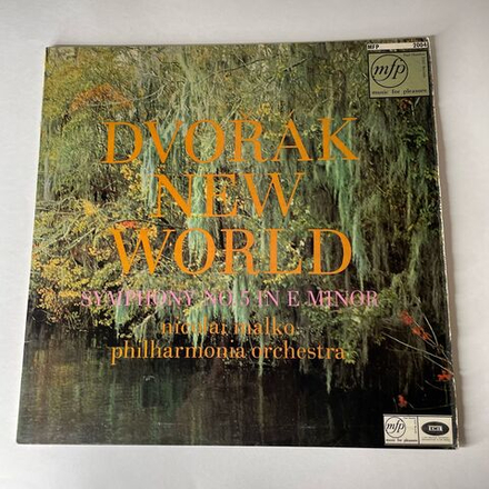 Винтажная виниловая пластинка LP Dvorak Дворжак, Nicolai Malko, Philharmonia Orchestra, Симфония Symphony No. 5 In E Minor, Op. 95 (Англия 1965)