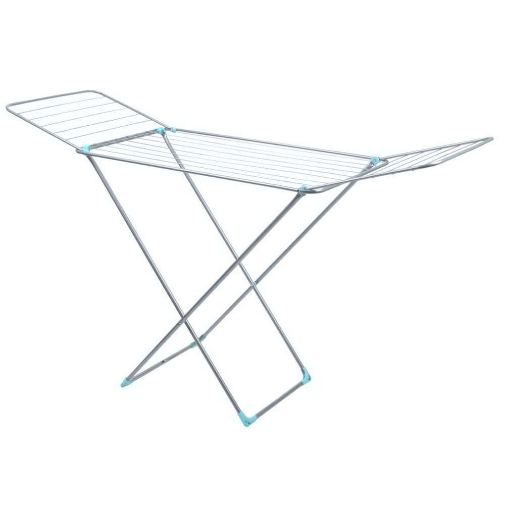 Сушилка для белья напольная (180х55х96) СЕРЕБРО СБ1 рабочая длина 18 м