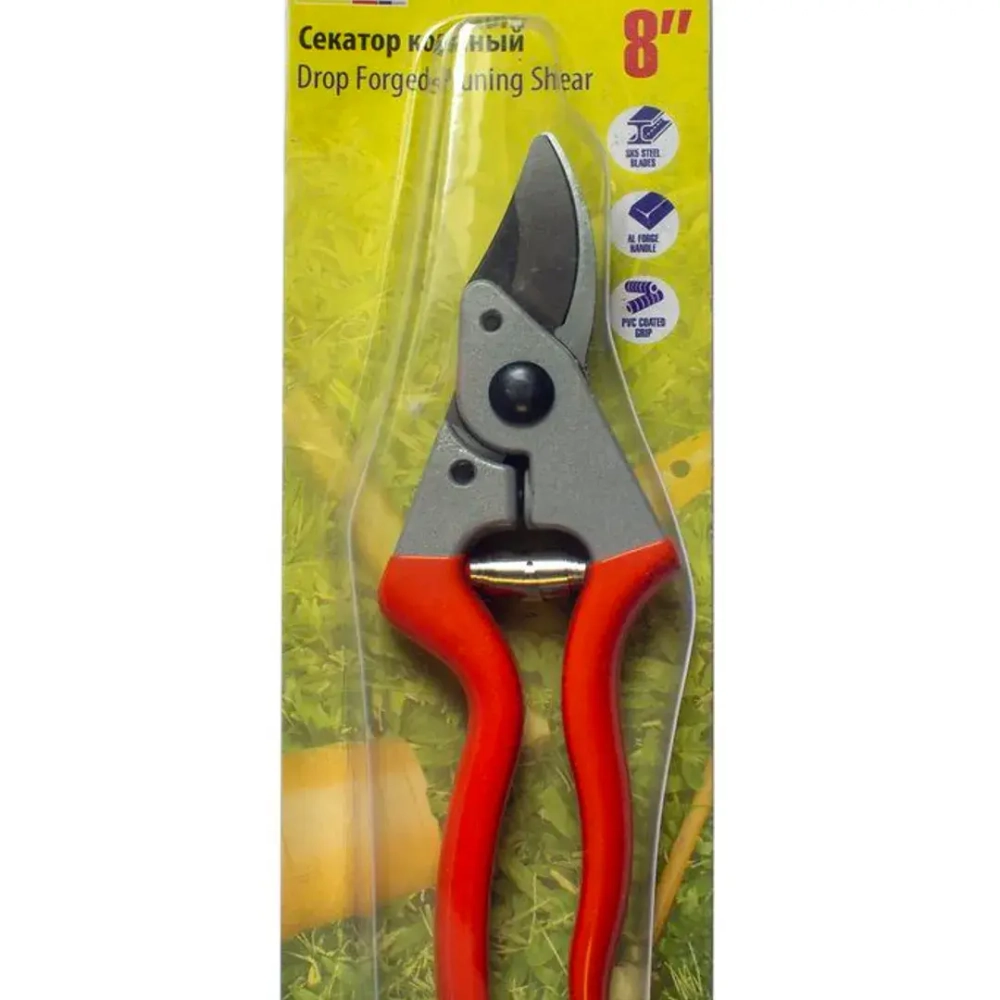Секатор садовый кованный с боковой фиксацией(L-200мм) WMC TOOLS WMC-TG1301052