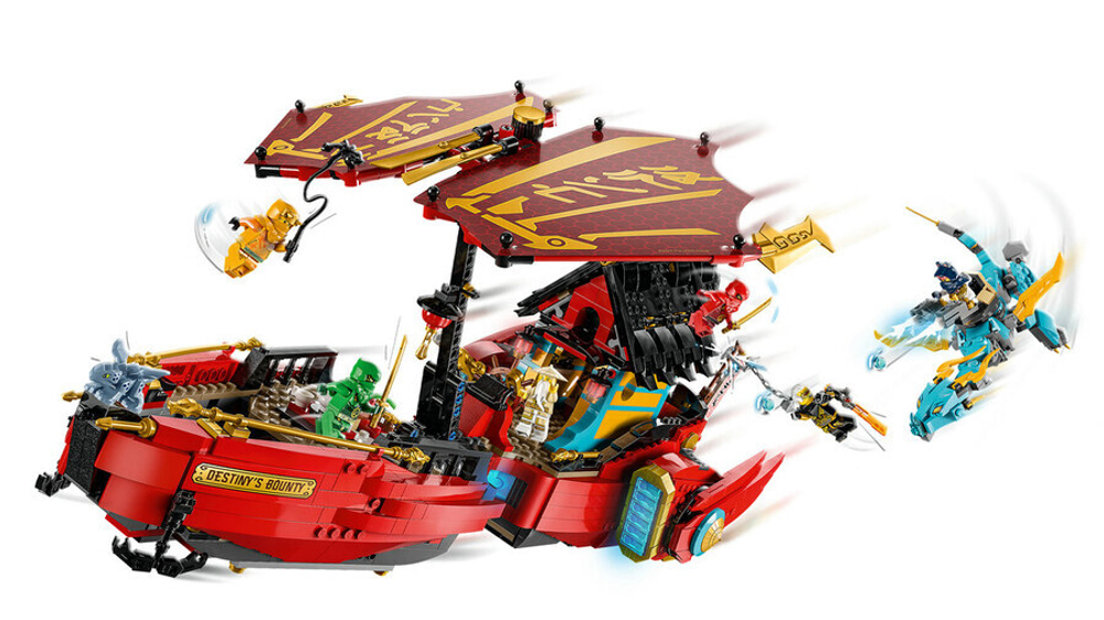 Конструктор LEGO Ninjago 71797 Награда судьбы — гонка со временем