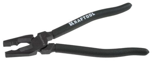 Плоскогубцы KRAFTOOL ″KarbMax″ комбинированные, с твердосплавными вставками, покрытие оксидированное с полировкой, 220мм