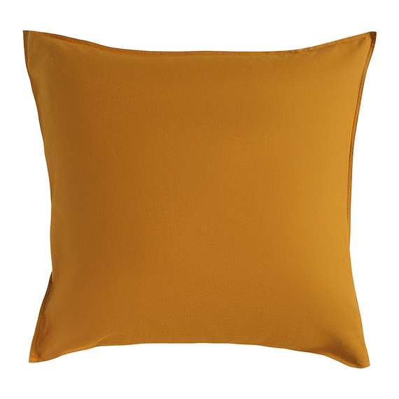 Набор наволочек изо льна и хлопка цвета карри из коллекции essential, 70х70 см