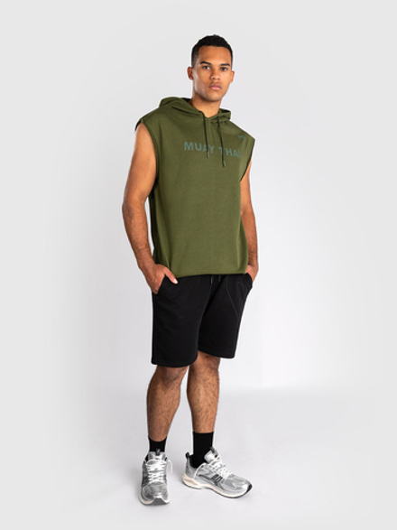 Худи без рукавов Venum Muay Thai VT Military Green