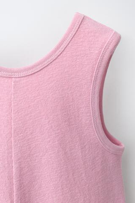 ZARA ОДНОТОННЫЙ КОМБИНЕЗОН, ПАСТЕЛЬНО-РОЗОВЫЙ