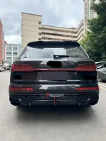 Диффузор с насадками на выхлоп в стиле RSQ7 для AUDI Q7 4M Рестайлинг 2019 - 2024 Ауди