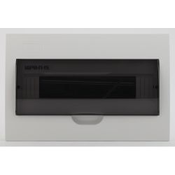 Корпус пластиковый встраиваемый ЭРА SIMPLE ЩРВ-П-15 IP41 прозрачная крышка белый | Корпуса пластиковые распределительные