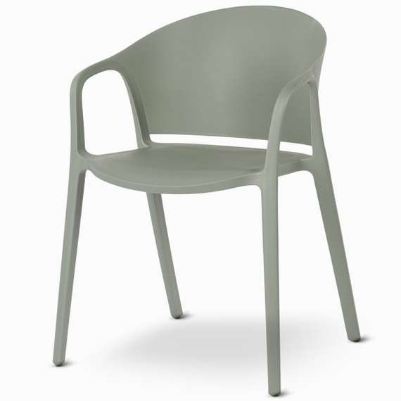 Стул пластиковый Mangas серый