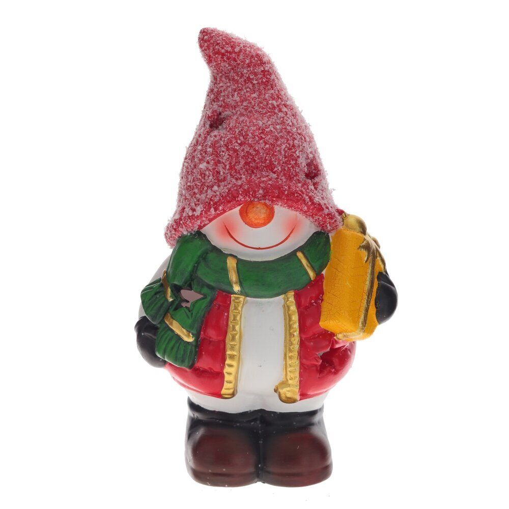 GAEM Фигурка декоративная с подсветкой "Снеговик", L9 W7 H15 см, (LR44 2 шт), 2в .