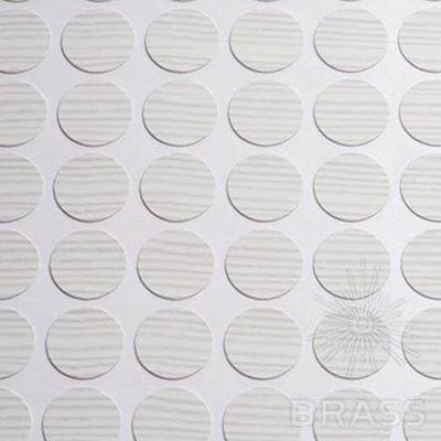 Заглушка самоклейка d=13мм, рамух белый, GP PLASTD13U1120