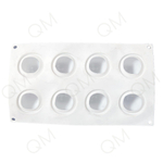 Форма для выпечки и муссовых десертов 8 ячеек "Груша" 29,3 х 17,2 х 6,5 см (белая)