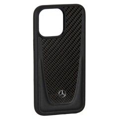 Кожаный чехол Mercedes-Benz Dynamic Line для iPhone 14 Pro (Черный)